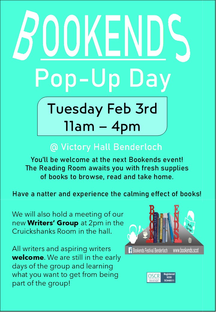 bookends benderloch community event february
