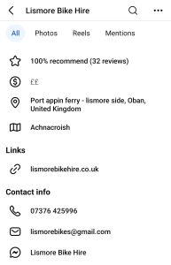 Lismore Bike Hire contacts